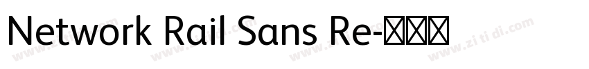 Network Rail Sans Re字体转换